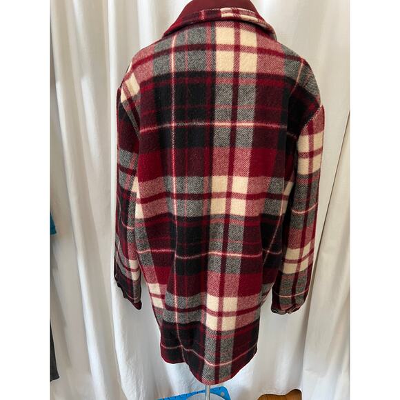 Vintage Woolrich USA lined hunting jacket winter workwear wool plaid Mens large - Picture 5 of 15